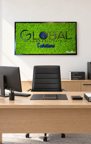 tablou licheni cu logo contabilitate