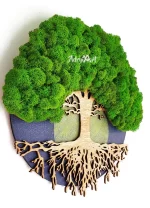 copacul vietii pictat manual si decorat cu licheni naturali cp30lun BaT.jpg