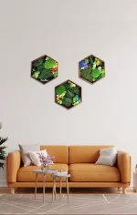 decoratiune de perete hexagon cu licheni si muschi naturali he30li 7Qr.jpg
