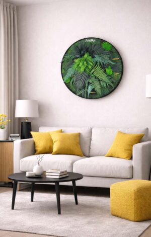 tablou licheni cm living rotund