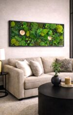 tablou licheni cu muschi pufosi