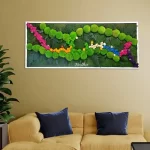 tablou river decorat cu muschi plati bombati si flori criogenate ta100fl 2 89l.jpg
