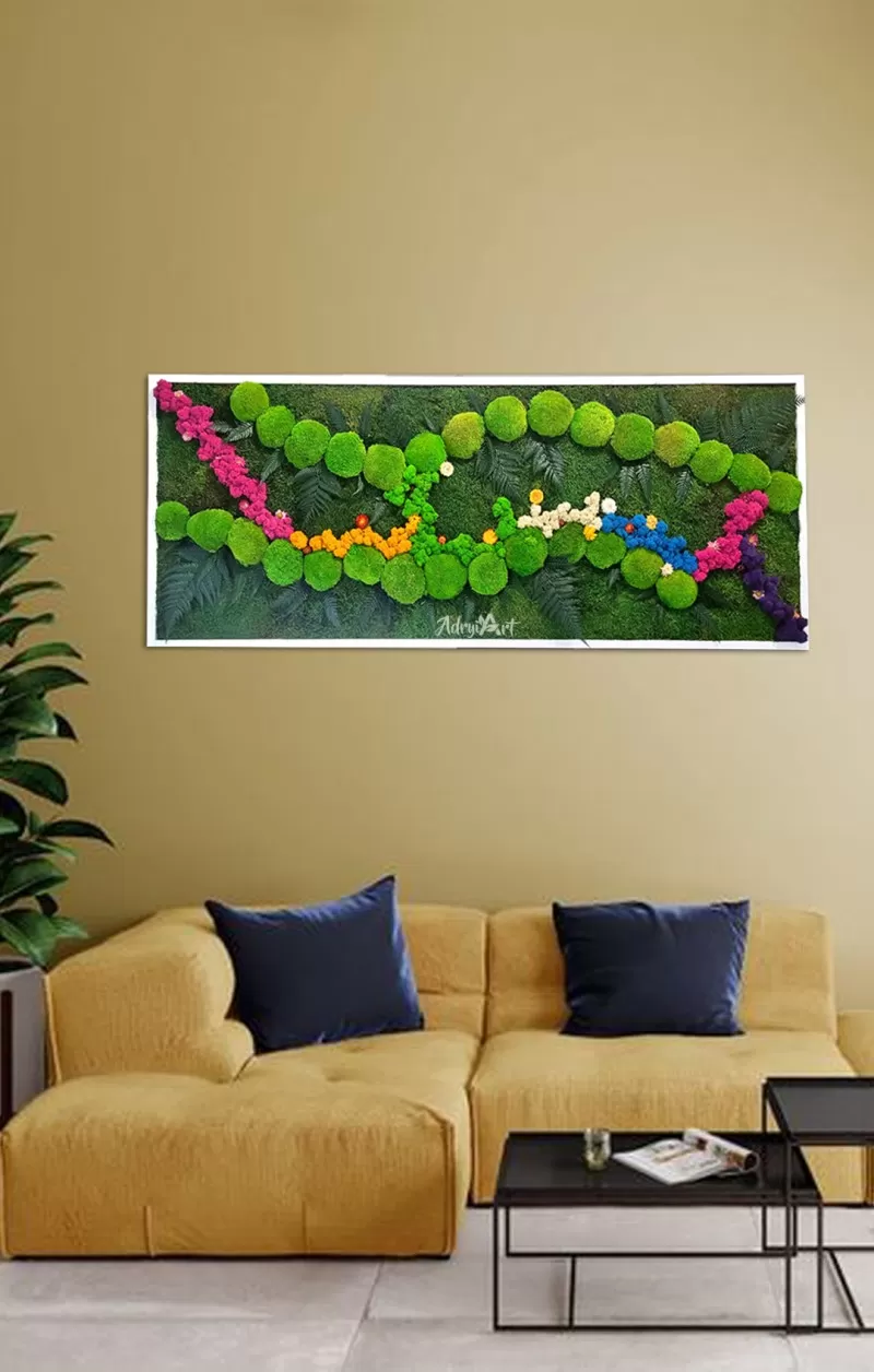 tablou river decorat cu muschi plati bombati si flori criogenate ta100fl 2 89l.jpg