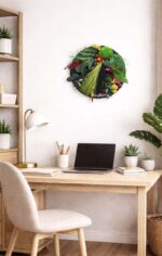 tablou cu muschi si plante tropicale