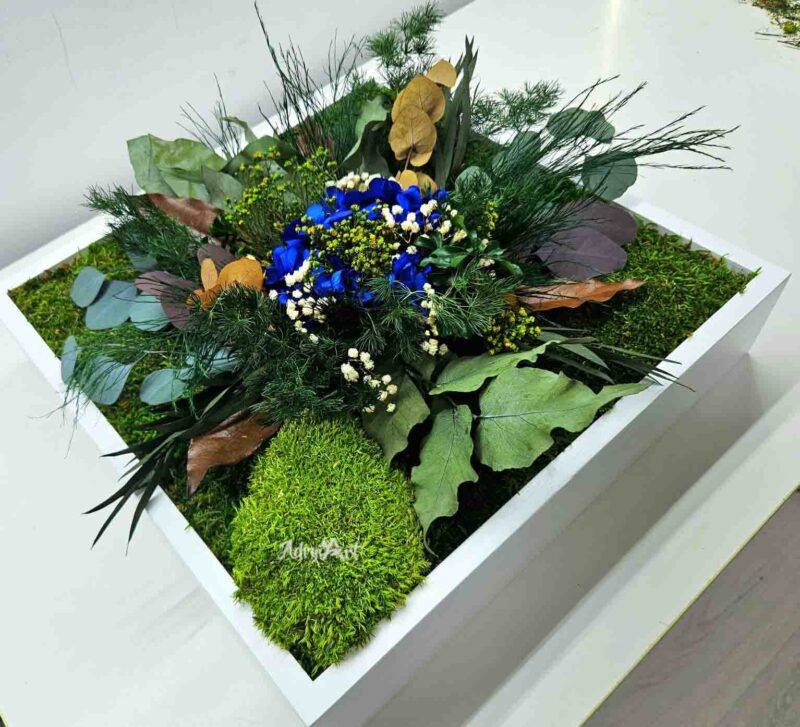 decoratiune cu plante si flori criogenate2