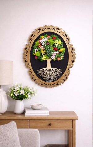 decoratiune copacul vietii cu licheni