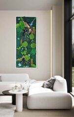 tablou cu licheni butterfly1