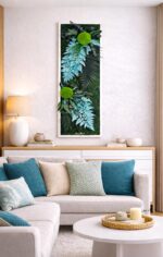 tablou cu licheni si ferigi cyanfern