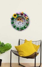 ceas cu licheni si mesaj pentru aniversari