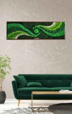 tablou licheni cu design curbat