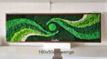 tablou licheni cu design curbat