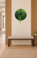 tablou licheni rotund cm