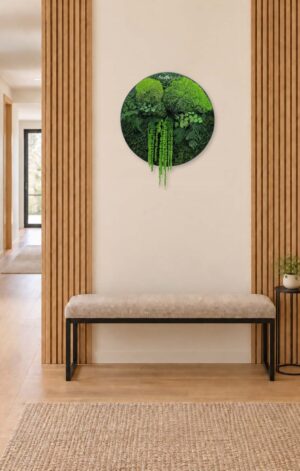 tablou licheni rotund cm