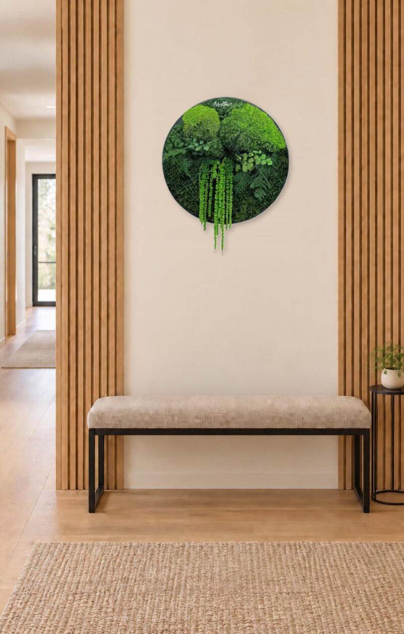 tablou licheni rotund cm