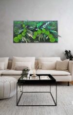 tablou licheni si monstera