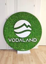 tablou licheni cu led si sigla vodaland