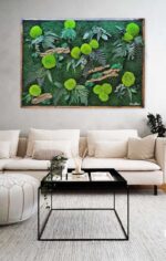 tablou cu muschi si ferigi stabilizate