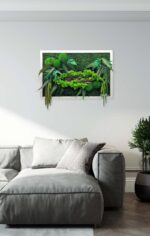 tablou licheni si amaranthus