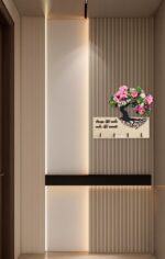 suport chei cu licheni si flori