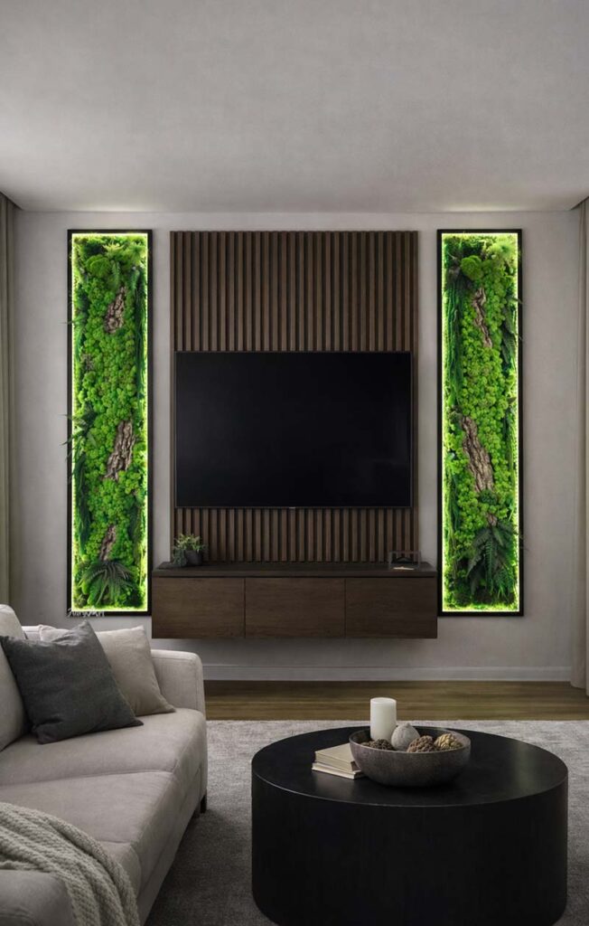 tablou licheni si ferigi riflaj