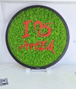 tablou licheni cu sigla artled si led