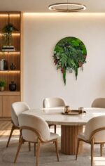 tablou licheni cu plante dinning