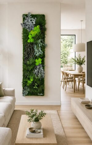 perete licheni cu plante stabilizate xcmx