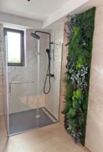 perete muschi cu plante stabilizate baie xxcm