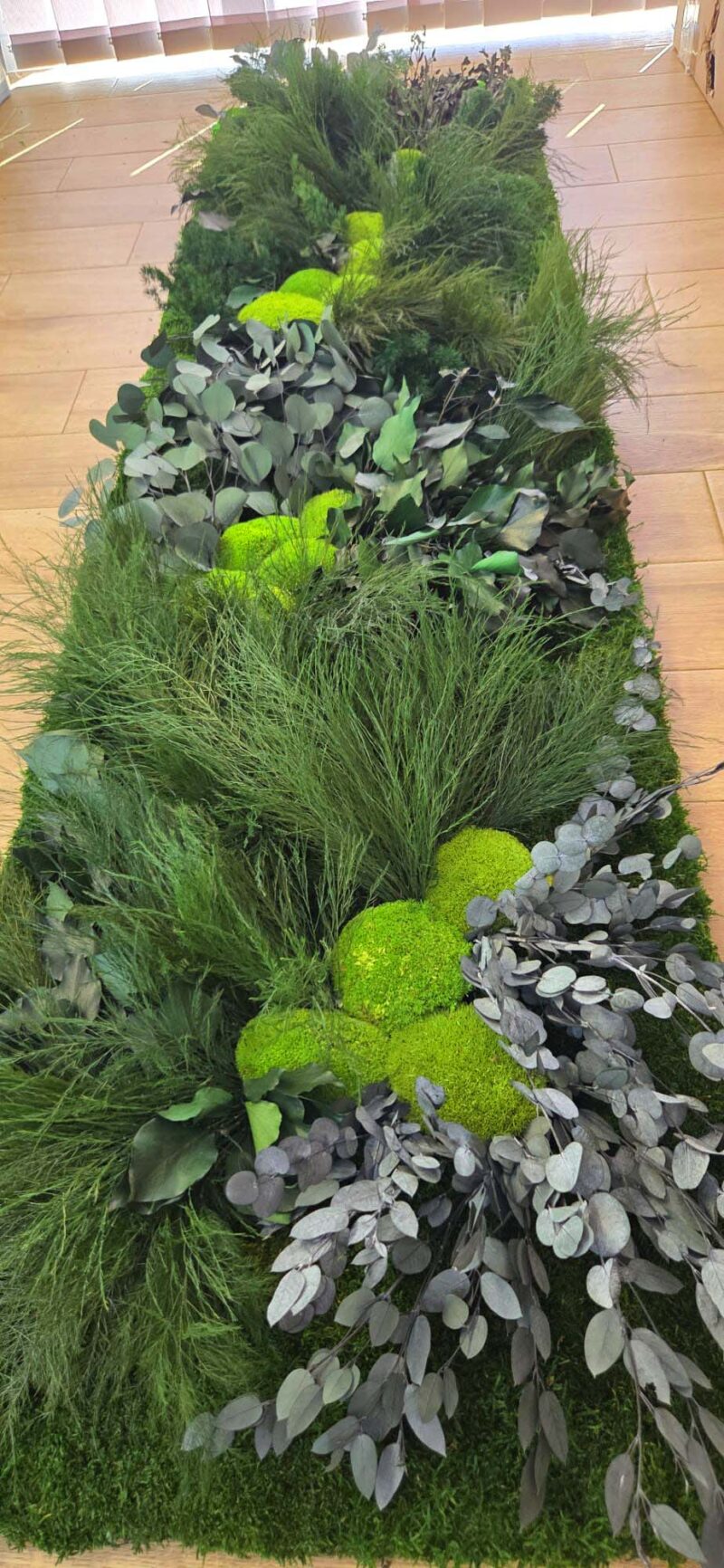 perete muschi cu plante stabilizate baie xxcm