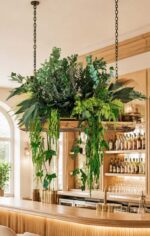 decoratiune cu muschi si plante stabilizate