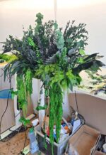decoratiune cu muschi si plante stabilizate