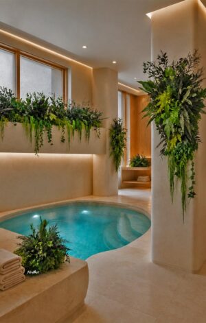 decoratiuni cu muschi si plante spa uri