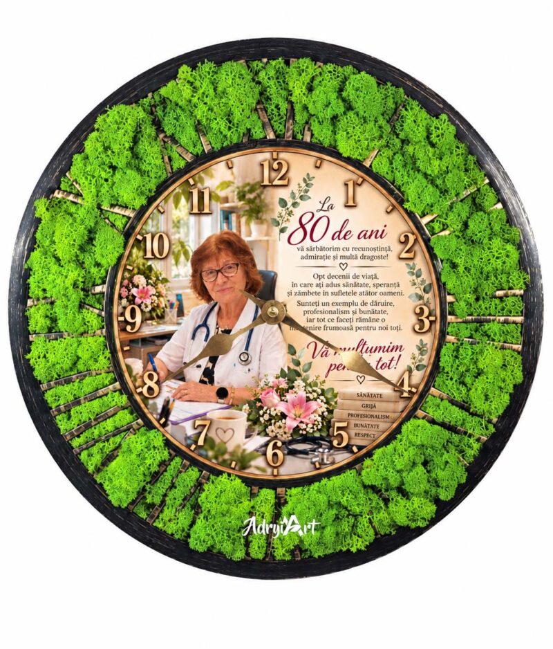 ceas licheni cm personalizat