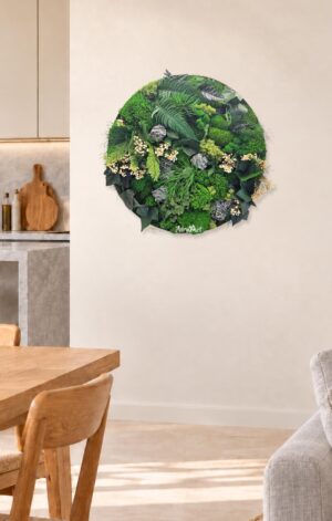 tablou licheni si pietre decorative cm