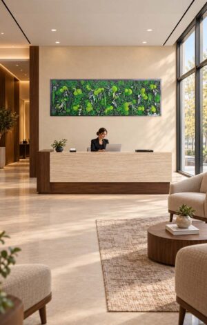 tablou licheni si plante x living