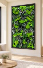 tablou licheni si plante stabilizate living xcm